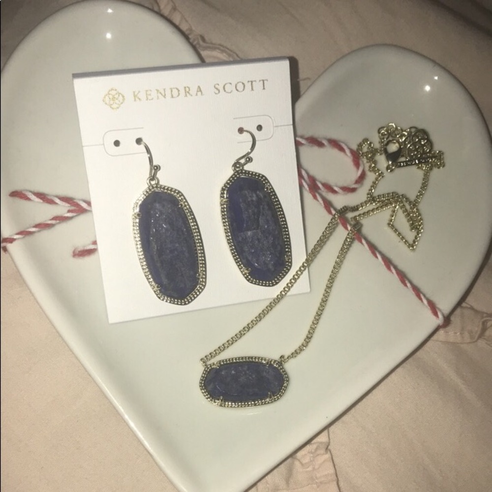 Kendra Scott Raw Cut Lapis Custom Set